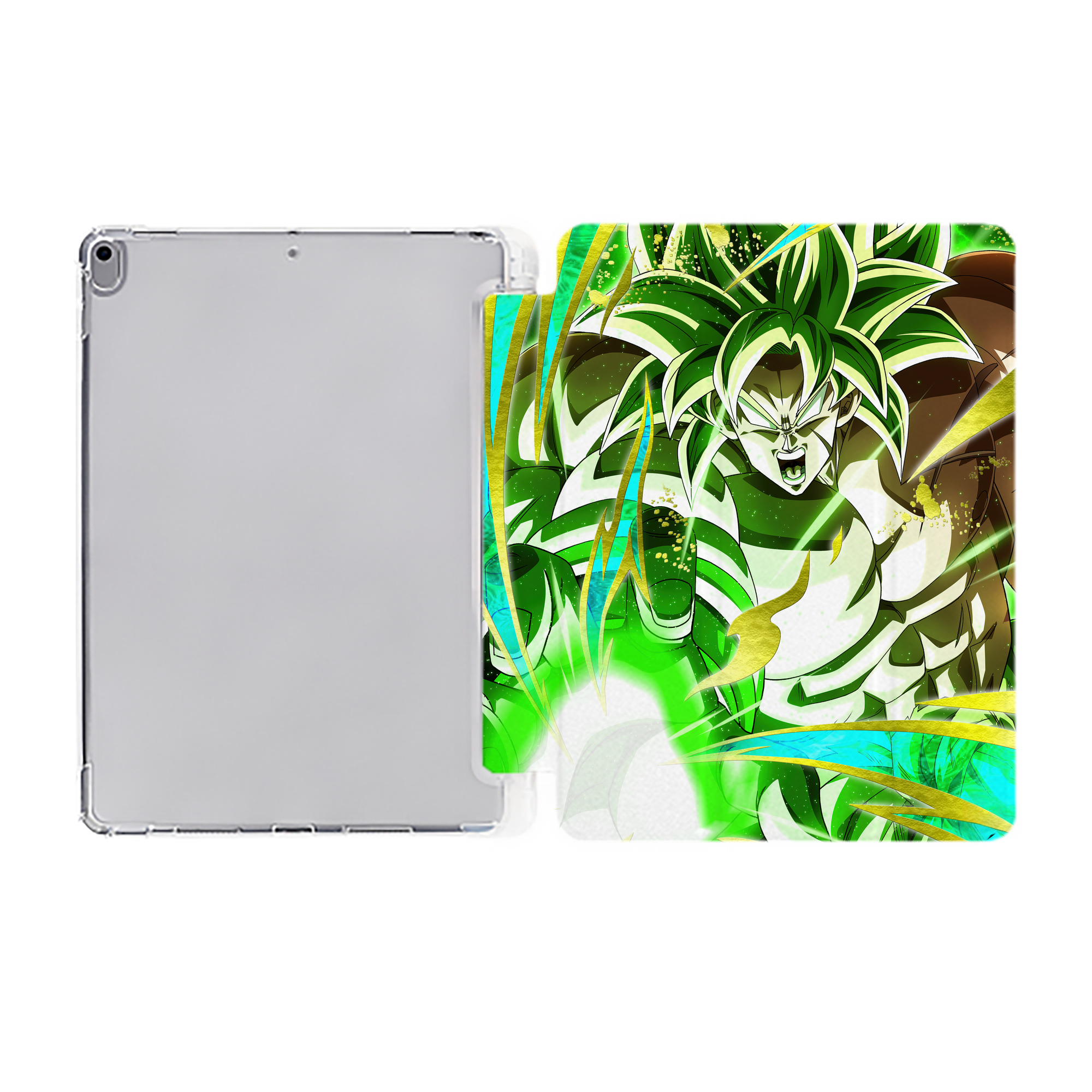 （画像用） ドラゴンボール DRAGON BALL IPad ケース ペン収納付き 三つ折りスタンド PUレザー×シリコン 対応機種9.5/10.5/10.9インチ